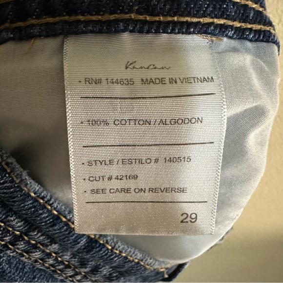 KanCan Button Fly Distressed Raw Hem Shorts Size 29 - Picture 6 of 7